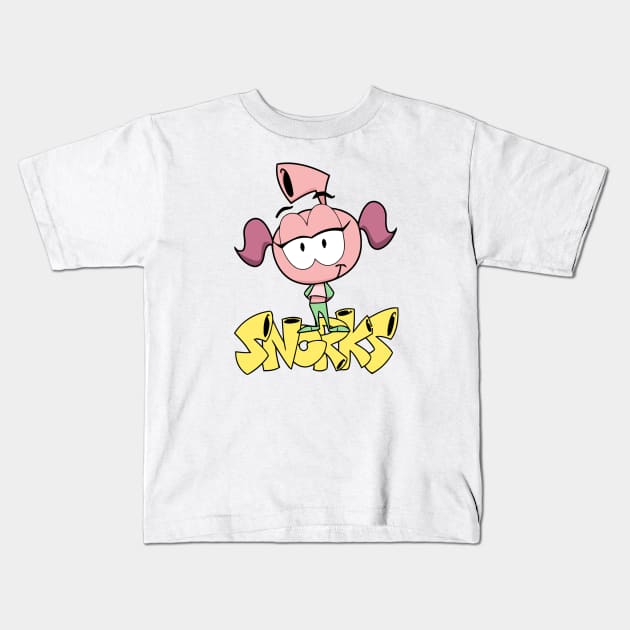 Snork Casey Kelp Kids T-Shirt by sepedakaca